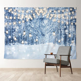 Aperturee - Light Snowy Trees Frozen World Winter Backdrop