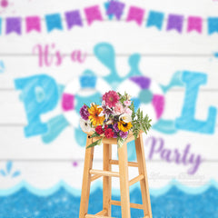 Aperturee - Pool Party Shining Summer Backdrop For Photography