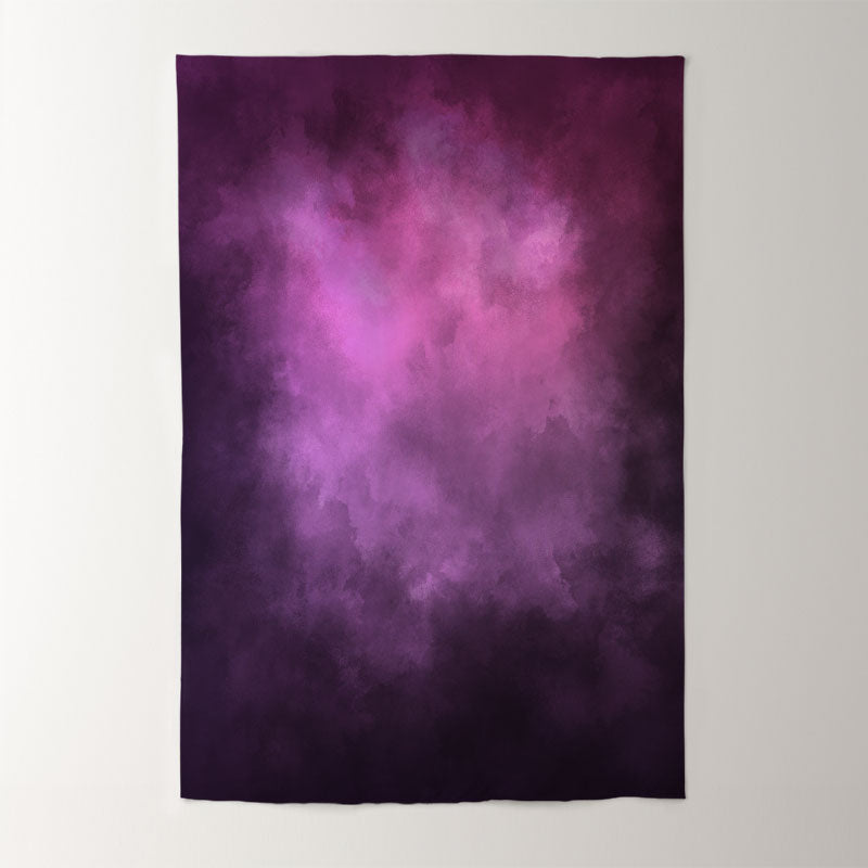 Aperturee - Purple Foggy Painting Texture Photography Backdrop
