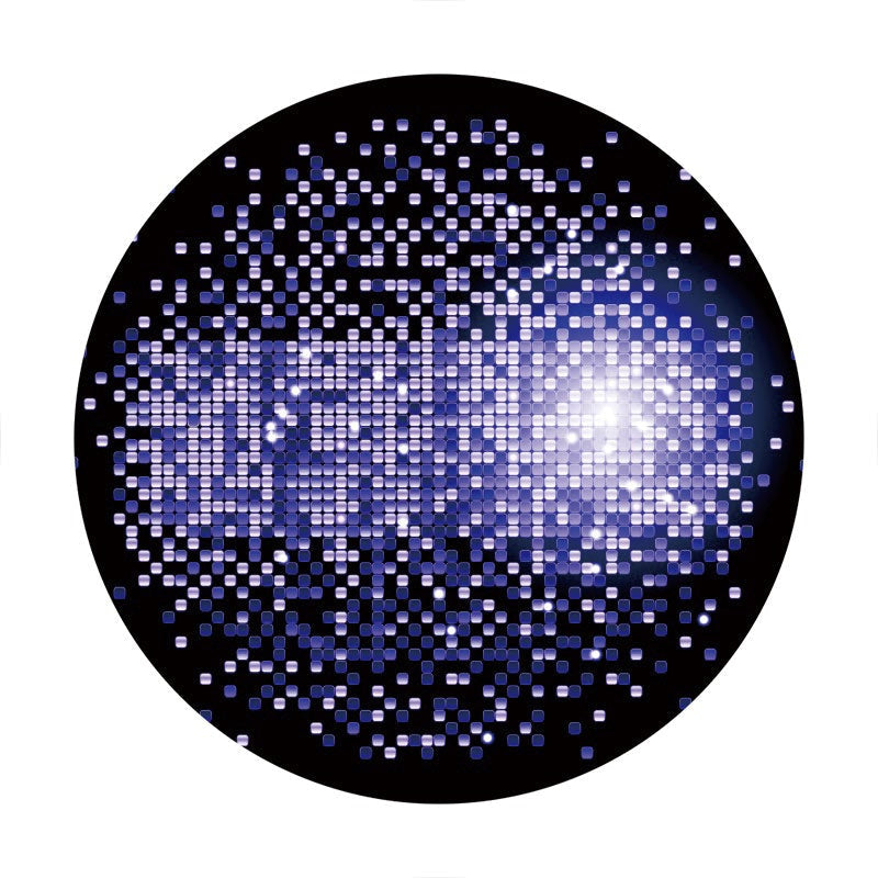 Aperturee - Purple Spot Bokeh Round Birthday Party Backdrop