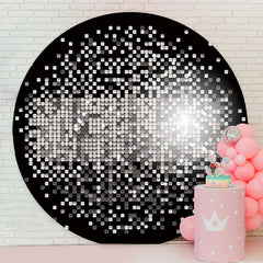 Aperturee - Sliver Spot Bokeh Round Birthday Party Backdrop