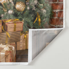 Aperturee - Warm Fireplace Stock Merry Christmas Backdrop