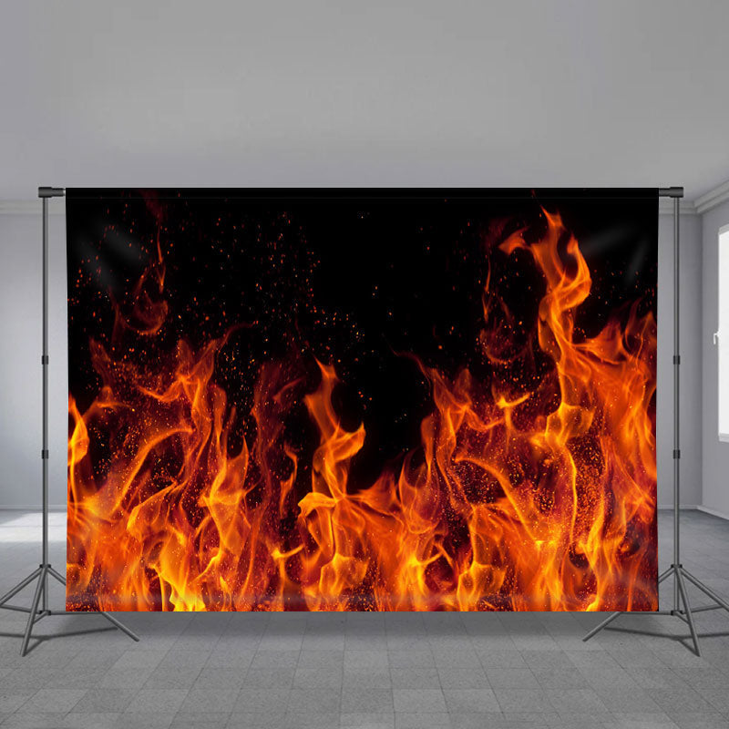 Aperturee - Warm Sparkle Family Photo Christmas Party Backdrop