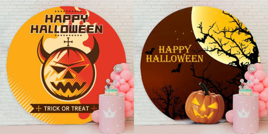 Entertaining Pumpkin Theme Backdrops to Choose on Halloween