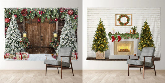 Christmas Family Photos Backdrops With Memorable Experience