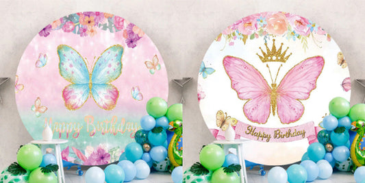 Spend An Unforgettable Birthday Party Together With A Butterfly Backdrop