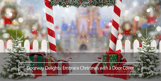 Doorway Delights: Embrace Christmas with a Door Cover - Aperturee