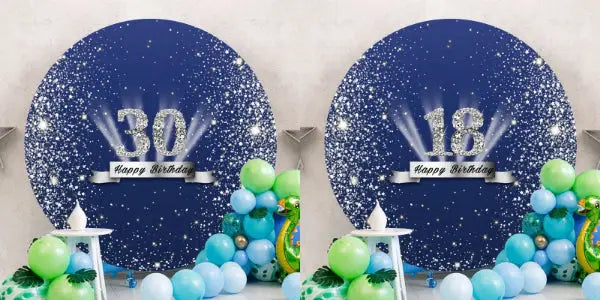 Special Numbers Birthday Backdrops Decorate Special Birthday Party ...