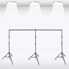 Aperturee 20x10ft Photography Backdrop Stand Kit for Room Set, Adjustable Pipe Frame, Stable for Studio and Event Use