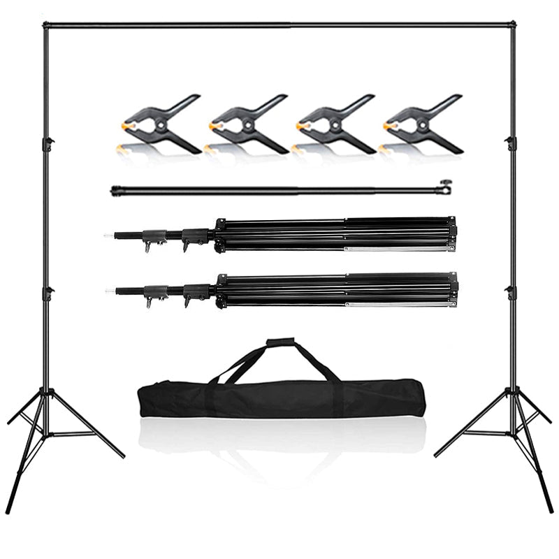 Aperturee - 10X10FT Metal Adjustable Photography Backdrop Stand
