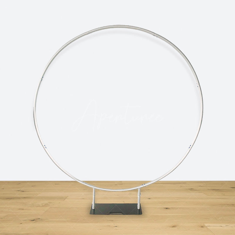 Aperturee Aluminum Alloy Round Backdrop Stand for Decoration
