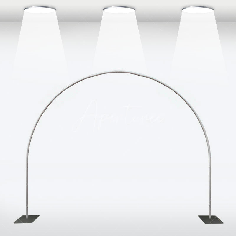 Aperturee - (7 Day Delivery) Wide Arch 10x8ft Wedding Stand Balloon Semi-circle Frame