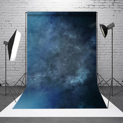 Aperturee - Abstract Frosty Blue Photography Studio Backdrop