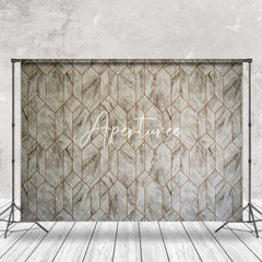 Aperturee - Abstract Grey Marble Texture Photo Booth Backdrop