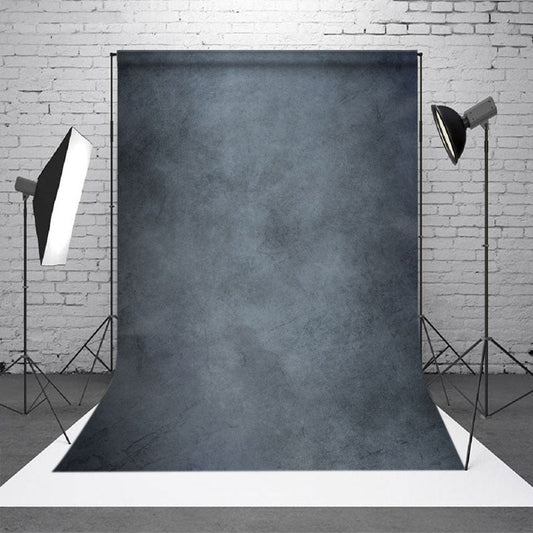 Aperturee - Abstract Painted Grey Blue Backdrop For Photography