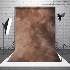 Aperturee - Abstract Retro Light Brown Texture Photography Backdrop