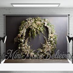 Aperturee - Abstract Wall Large Wreath Wedding Photo Backdrop