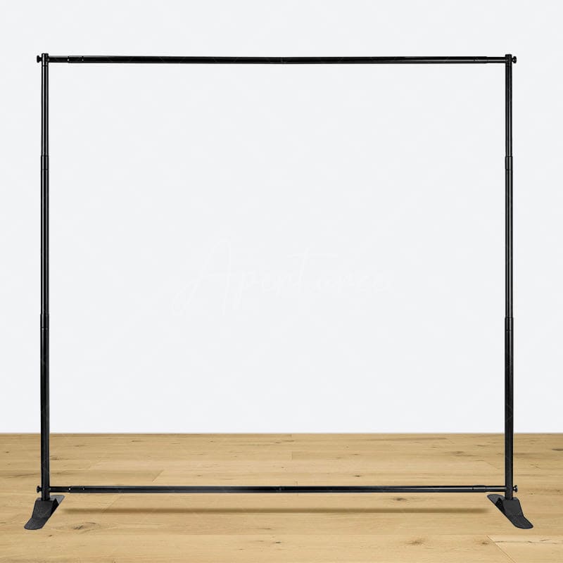 Aperturee - Plus Size Adjustable Step and Repeat Backdrop Banner Stand