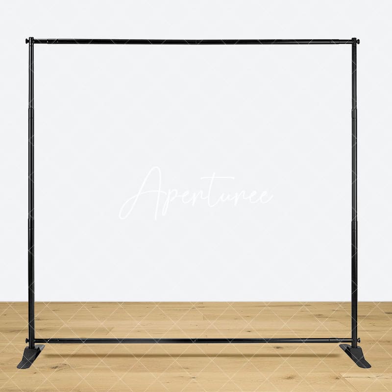 Aperturee - Plus Size Adjustable Step and Repeat Backdrop Banner Stand