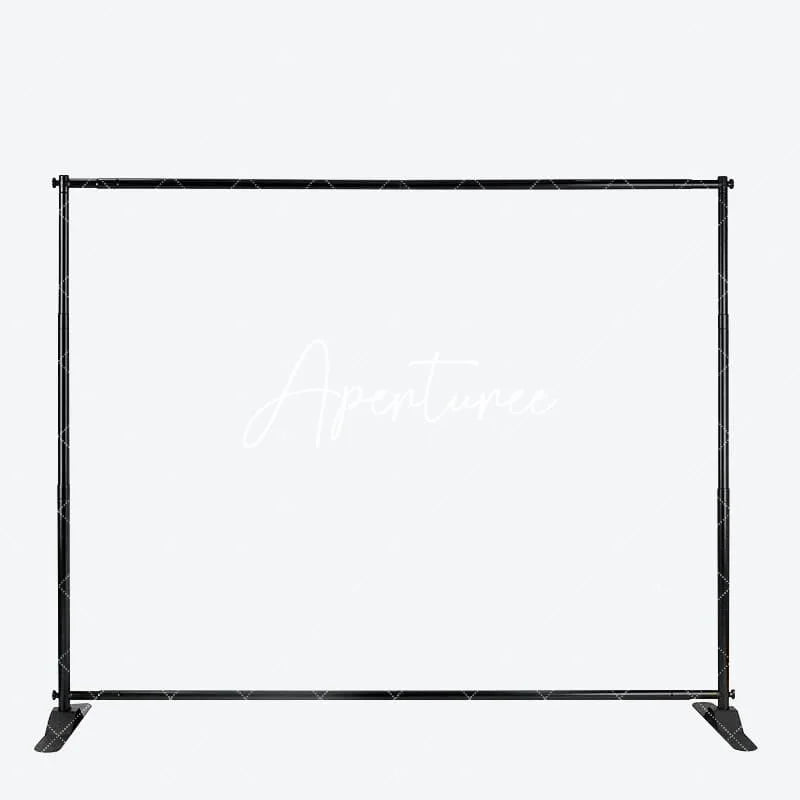 Aperturee - (7 Day Delivery) Plus Size Adjustable Step and Repeat Backdrop Banner Stand