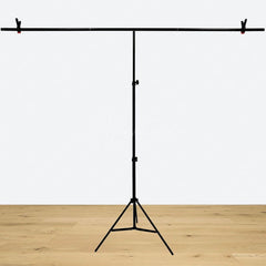 Aperturee T-Shape Adjustable Backdrop Stand Support Frame