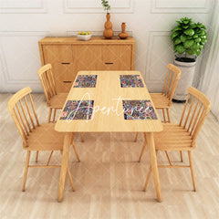 Aperturee - African Tribal Vintage Dining Set Of 4 Placemats