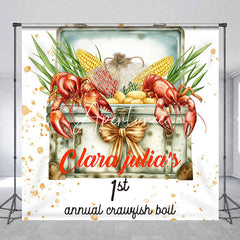 Aperturee - Annual Crawfish Boil Custom 1st Birthday Backdrop