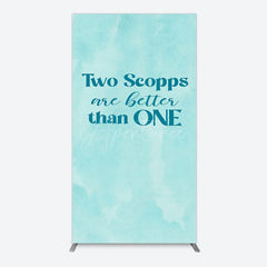 Aperturee - Aperturee 2 Scopps Are Better Than One Birthday Rectangle Backdrop
