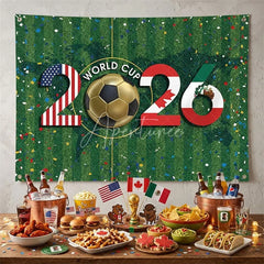 Aperturee - (7 Day Delivery)Aperturee Vibrant Soccer Green Field Tournament 2026 Holiday Backdrop