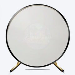 Aperturee - Aperturee 70s Disco Party Round Backdrop Soul Train on a Vinyl Record Retro Funk and R&B Dance Themed Photo Prop Decor