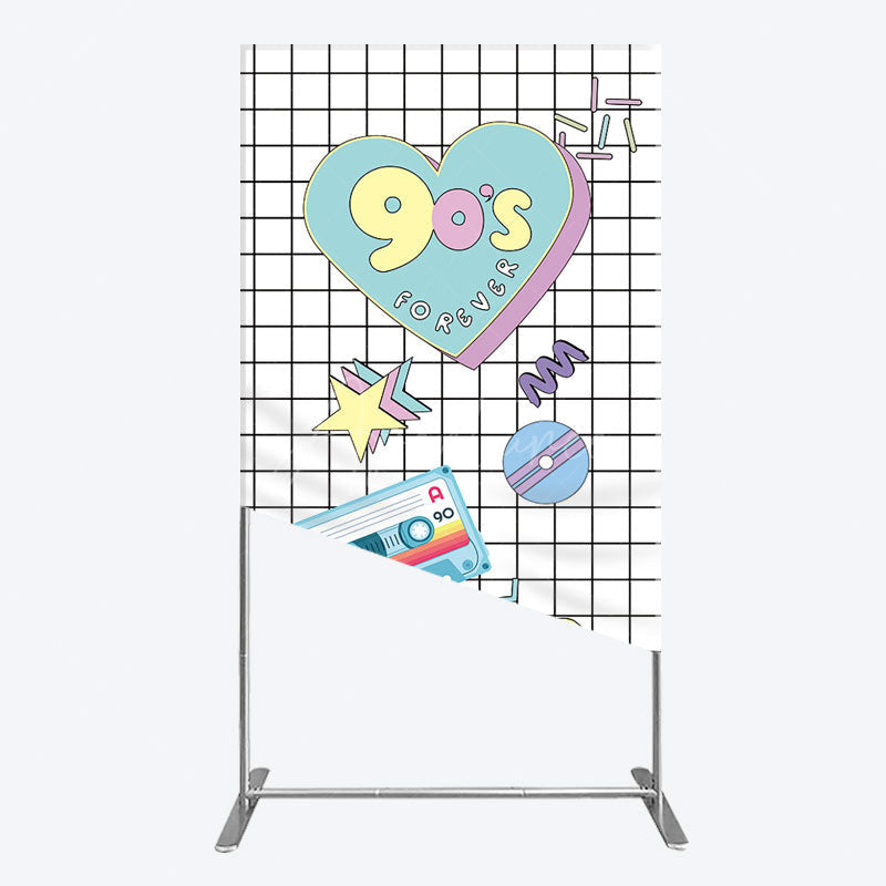 Aperturee - Aperturee 90S Forever Disco Audio Dance Party Rectangle Backdrop