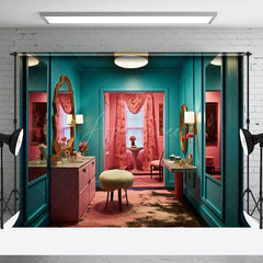 Aperturee - Aperturee A Dreamy Dressing Room Sweet Photography Backdrop