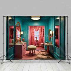 Aperturee - Aperturee A Dreamy Dressing Room Sweet Photography Backdrop