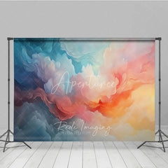 Aperturee - Aperturee Abstract Colorful Dreamy Cloud Photography Backdrop Ethereal Sky Gradient for Professional Studio Portraits