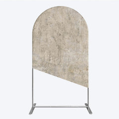 Aperturee - Aperturee Abstract Concrete Texture Arch Backdrop Gray Cement Wall Photography Minimalist Fine Art Studio Photo Prop