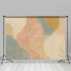 Aperturee - Aperturee Abstract Earth Tone Texture Photography Backdrop Modern Minimalist Studio Portrait Decor