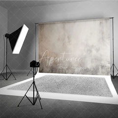 Aperturee - Aperturee Abstract Grey and White Texture Photography Backdrop Professional Portrait Studio Decor