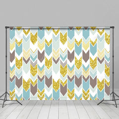 Aperturee - Aperturee Abstract Herringbone Stripes Pattern Photo Backdrop