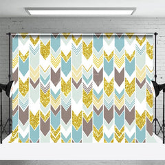 Aperturee - Aperturee Abstract Herringbone Stripes Pattern Photo Backdrop