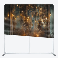 Aperturee - Aperturee Abstract Lamp Bulb Dim Canvas Pillow Case Backdrop