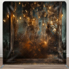 Aperturee - Aperturee Abstract Lamp Bulb Dim Canvas Pillow Case Backdrop
