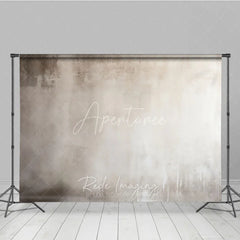 Aperturee - Aperturee Abstract Neutral Beige and Grey Texture Photography Backdrop Minimalist Portrait Studio Decor