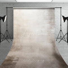 Aperturee - Aperturee Abstract Neutral Beige Sweep Backdrop Elegant Textured Fine Art Portrait Background