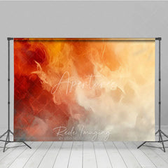 Aperturee - Aperturee Abstract Orange Red Yellow Gradient Photography Backdrop Warm Tones Artistic Photo Studio Background