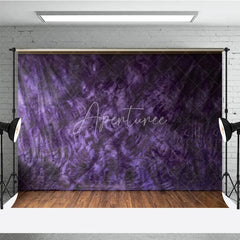 Aperturee - Aperturee Abstract Textured Purple and Dark Mottled Photography Backdrop Artistic Studio Background for Professional Portraits