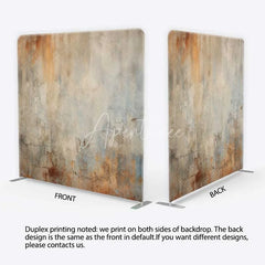 Aperturee - Aperturee Abstract Vintage Texture Tension Fabric Backdrop Old Grunge Peeling Paint Wall Photography Background