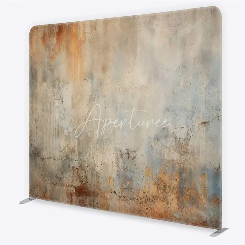 Aperturee - Aperturee Abstract Vintage Texture Tension Fabric Backdrop Old Grunge Peeling Paint Wall Photography Background