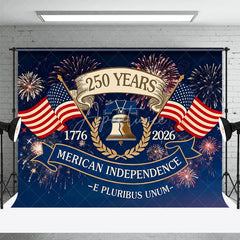 Aperturee - Aperturee American Independence 250 Years Liberty Bell Backdrop 1776 to 2026 Patriotic Celebration Background