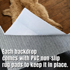 Aperturee - Aperturee Animal Shape Carpet Fabric Floor Backdrop For Photo
