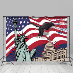 Aperturee - Aperturee Animation Effects Independence Day Photo Backdrop